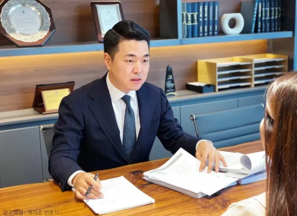 변호사 상담 모습