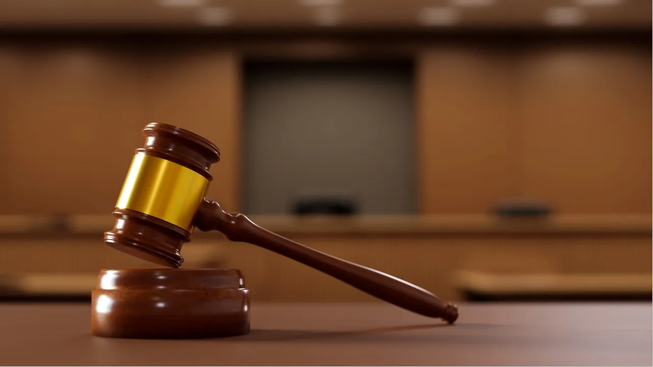 형사 재판에서 판결을 상징하는 판사봉