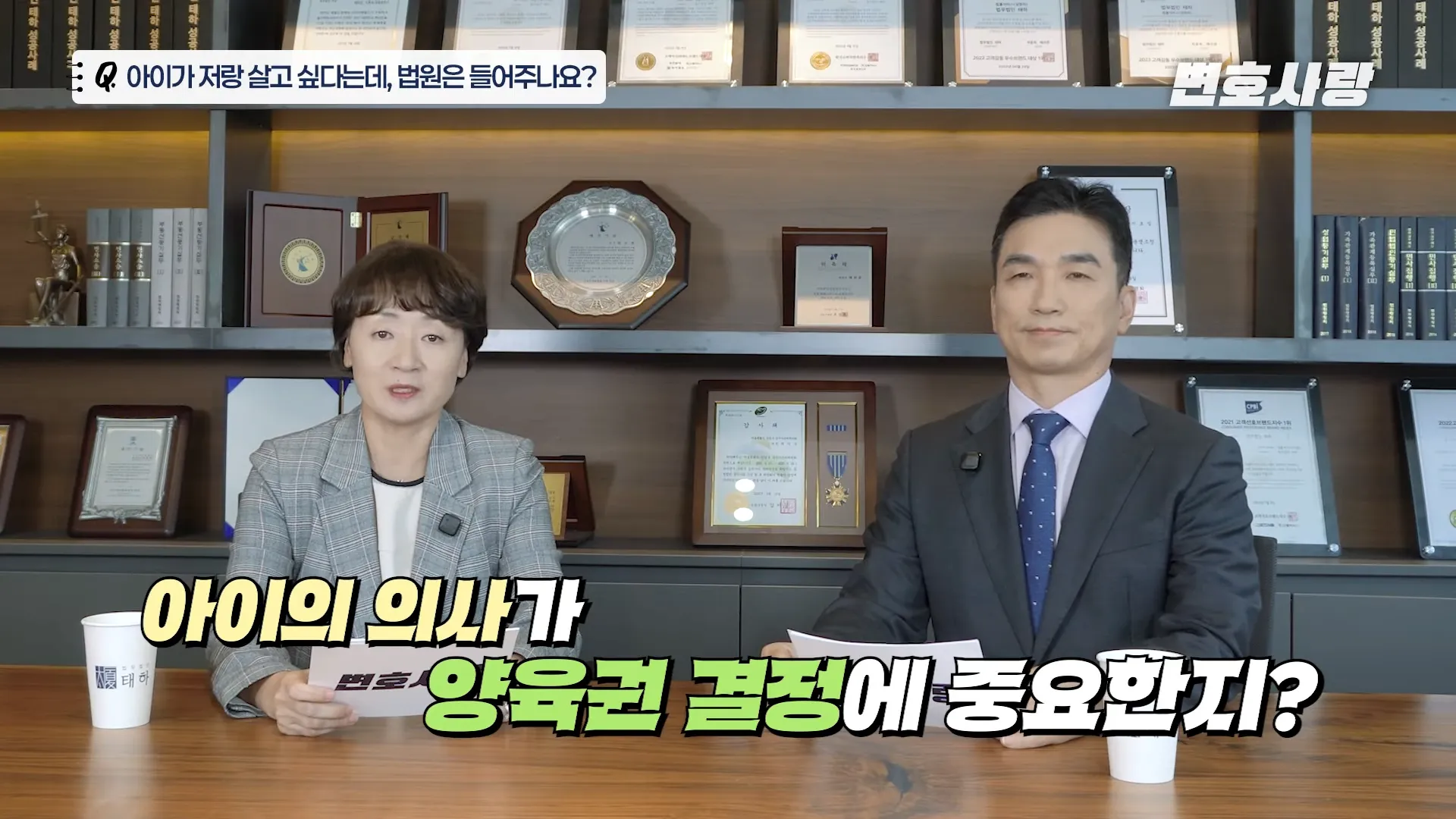 법무법인 태하 유튜브 캡처